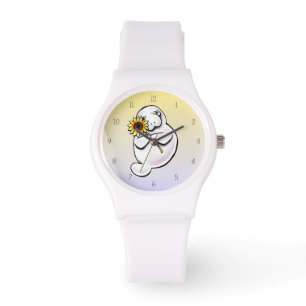 Montre -Laisse ensoleillée Art™ de lamantin