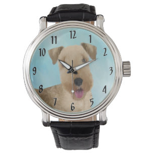Montre Lakeland Terrier Peinture - Cute Original Chien Ar
