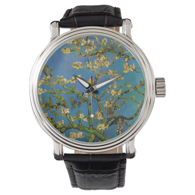 Montre L'amandier en fleurs par Vincent van Gogh (devant)
