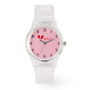 Montre L'amour rend l'Amérique grande