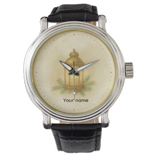 Montre Lanterne Cosy Horloge Murale Hiver – MerryMist Cha