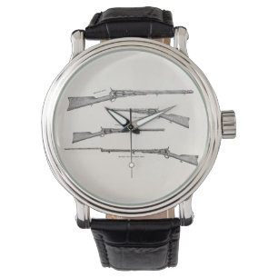 Montre L'antiquité vintage de fusil de chasse de 1800s a