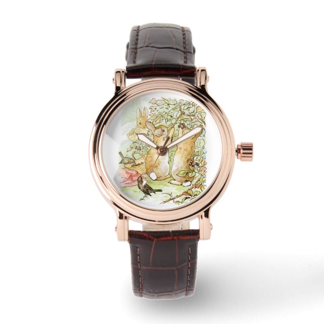 Montre Lapin : cueillette de Blackberry (Beatrix Potter) (Recto)