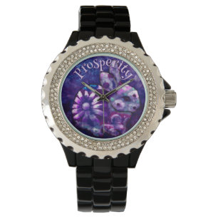 Montre Lapin de Pâques Floral Fantaisiste Personnalisé