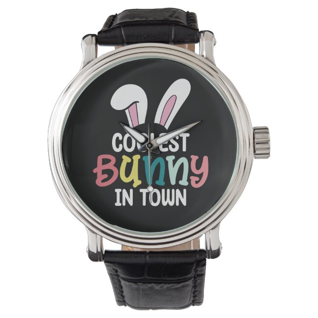 Montre Lapin de Pâques le plus cool de la ville (devant)