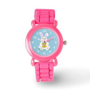 Montre Lapin mignon de ~ de Pâques