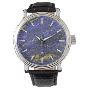 Montre Lapis Lazuli semi-précieux