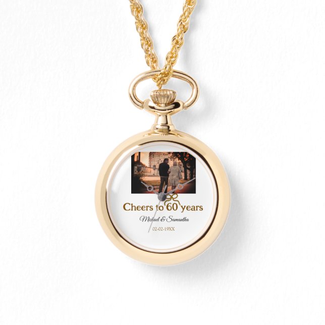 Montre L'arc d'or applaudit à 60 ans de mariage (Recto)