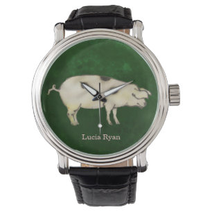 Montre lard de porc heure