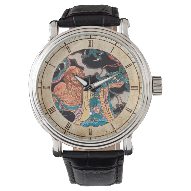Montre L'art classique japonais légendaire du Dragon guer (devant)