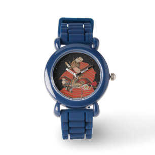 Montre L'art japonais Vintage du guerrier samouraï