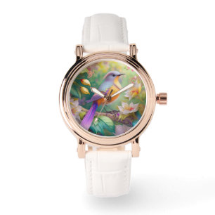 Montre Lavande Tête Orange Breased Imaginaire Oiseau