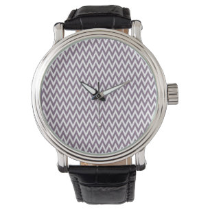 Montre Lavender Elegant Chevron Design