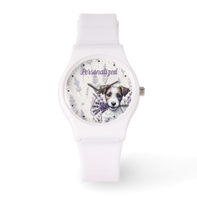 Montre Lavender Terrier Love (Recto)