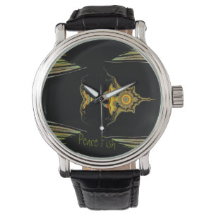 Montre LavishlyOn Multi-Coloured Peace Fish Watch