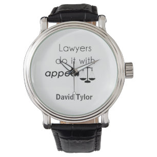 Montre Lawyers do it with