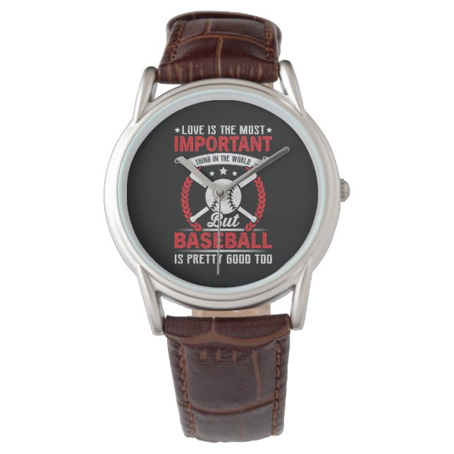 Montre Le baseball est plutôt bien (devant)