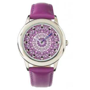 Montre Le cadran solaire pourpre de la fille