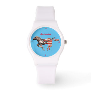 Montre Le Cheval du drapeau américain à Thunder_Cove