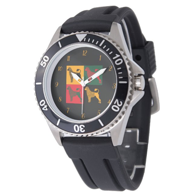 Montre Le chien d'eau portugais intelligent (Incliné)