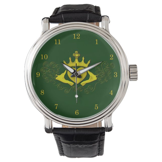 Montre Le Claddagh (Or) (devant)