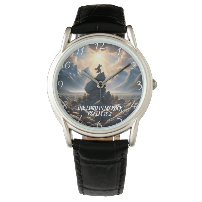 Montre Le conquérant des hauteurs L'Éternel EST MON ROCHE (devant)