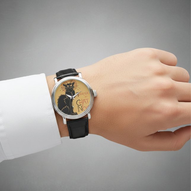 Montre Le Conversation Noir Art Nouveau (Créateur téléchargé)