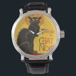Montre Le Conversation Noir Art Nouveau Wrist Watch<br><div class="desc">Français : Prochaine, Tournée du Conversation Noir de Rodolphe Salis. Bientôt, le Black Cat Tour de Rodolphe Salis. L'affiche annonce la visite imminente du théâtre de marionnettes "Le Conversation Noir" de Rodolphe Salis. Date 1896 Théophile Alexandre Steinlen, souvent appelé juste Steinlen (10 novembre 1859 - 13 décembre 1923), est un...</div>