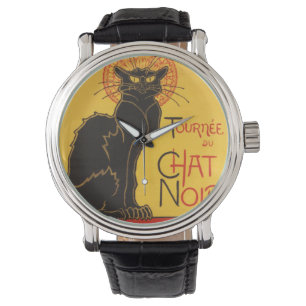 Montre Le Conversation Noir Art Nouveau Wrist Watch