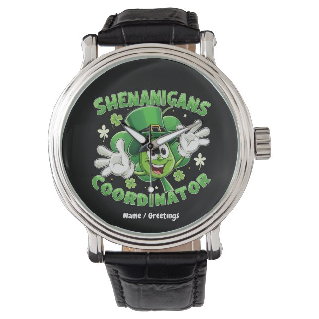 Montre  Le coordinateur de Shenanigans drôle  (devant)