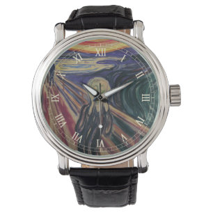 Montre Le Cri d'Edvard Munch, Expressionnisme Vintage