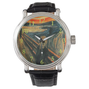Montre Le cri Edvard Munch Art Expressionniste Moderne