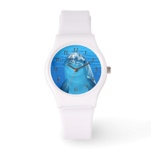 Montre Le dauphin de Bottlenose regarde la caméra sous l' (Recto)