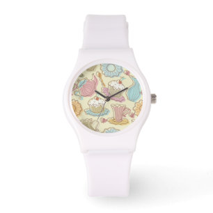 Montre Le dessin de main bombe des silhouettes