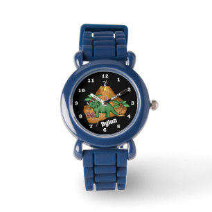 Montre Le dinosaure préhistorique de garçons ajoutent l