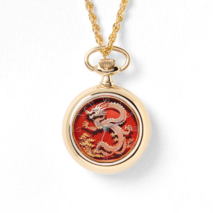 Montre Le dragon du Nouvel An chinois 2024 "coupé en papi