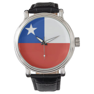 Montre Le drapeau chilien eWatch