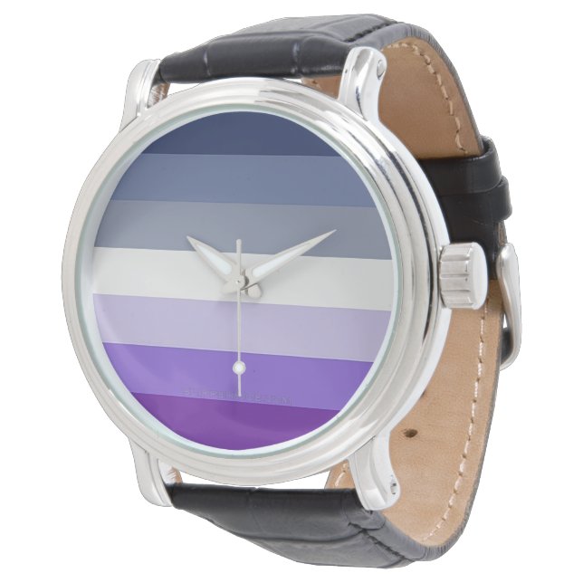 Montre Le drapeau de la fierté lesbienne boucher de Slipp (Incliné)