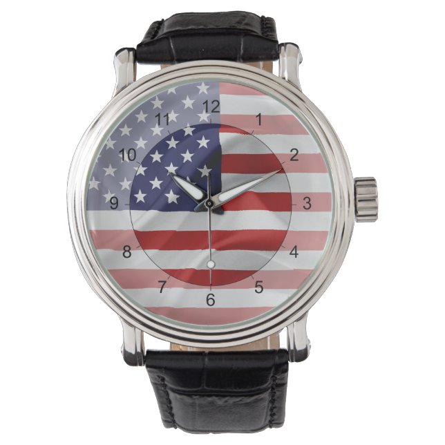 Montre Le drapeau des États-Unis d'Amérique (devant)