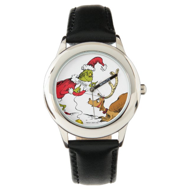 Montre Le Grinch prépare Max le renne (devant)