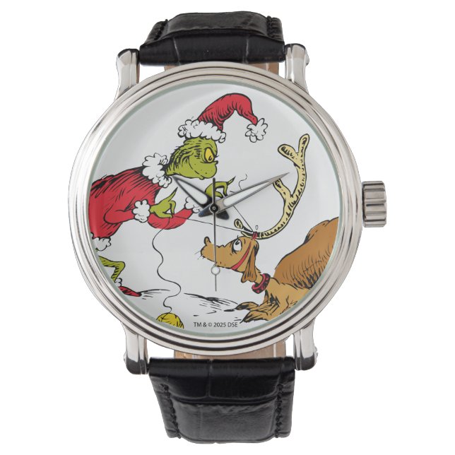 Montre Le Grinch prépare Max le renne (devant)