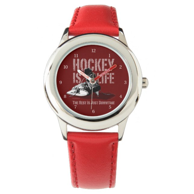 Montre Le hockey c'est la vie (devant)