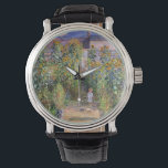 Montre Le jardin de l'artiste par Claude Monet<br><div class="desc">Le jardin de l'artiste par Claude Monet. S'il vous plaît visitez mon magasin pour un design plus intéressant et plus de choix de couleurs. => zazzle.com/colorfulworld*</div>