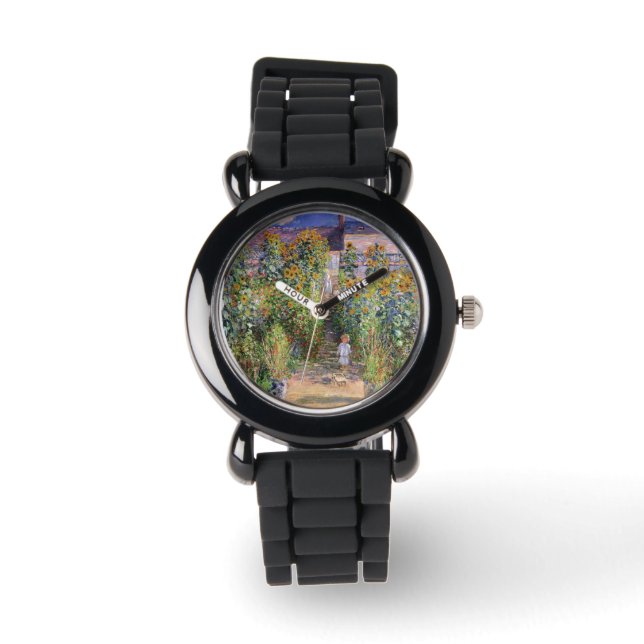 Montre Le jardin de l'artiste par Claude Monet (Recto)
