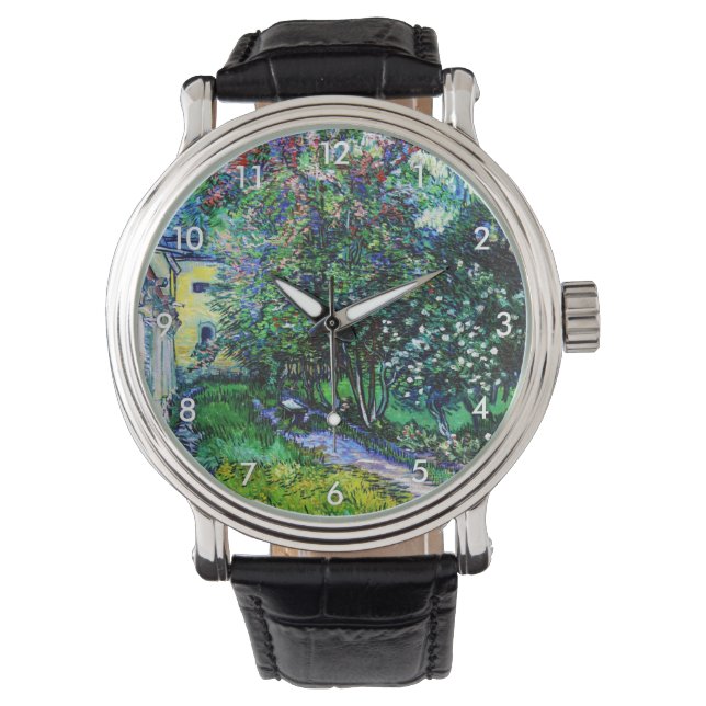 Montre Le Jardin de l'Asile à Saint-Rémy, Van Gogh (devant)
