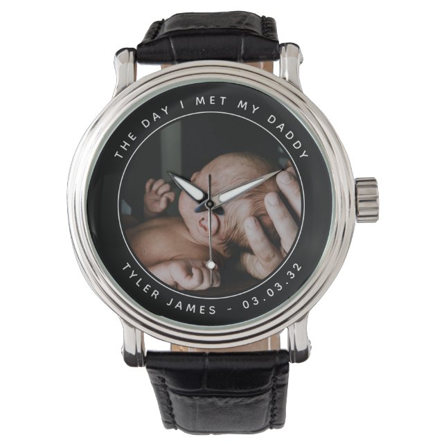 Montre Le jour où j'ai rencontré mon père Photo première  (devant)