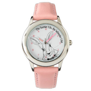 Montre Le lapin blanc, le Hurrier je vais