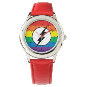 Montre Le logo Flash Rainbow