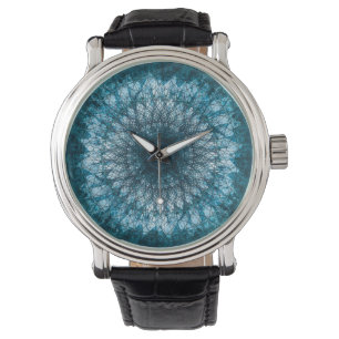 Montre Le Mandala bleu indigo