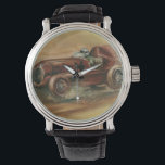 Montre Le Mans Racecar par Ethan Harper<br><div class="desc">Testez votre endurance avec cette peinture d'une voiture de course participant à la course sportive Le Mans. Un original d'Ethan Harper, vous pouvez pratiquement sentir le vent bousculer vos vêtements pendant que la course passe. Les fans de course automobile devraient acheter une copie aujourd'hui!</div>
